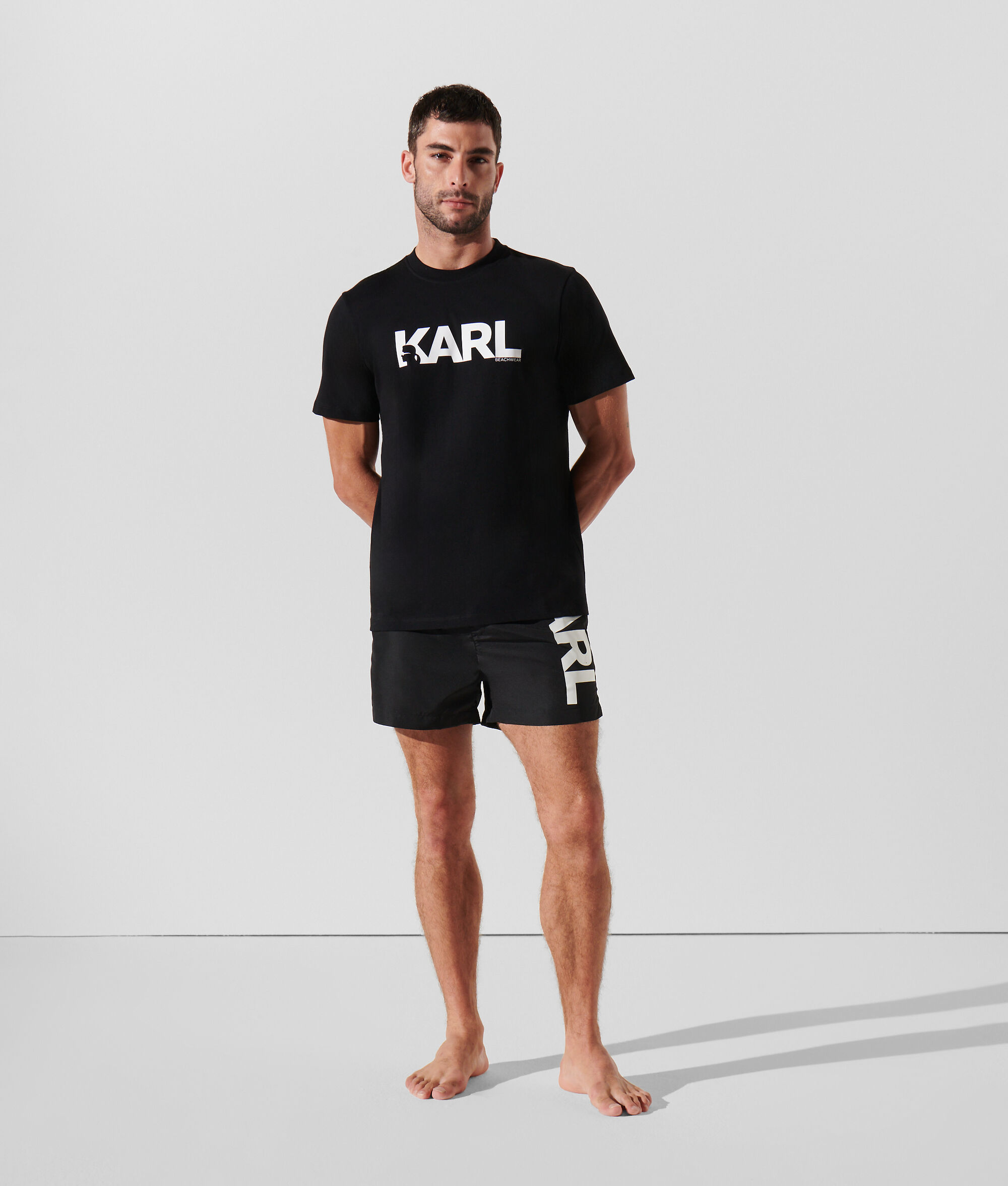 (image for) Cost-Effective KARL LOGO BEACH T-SHIRT